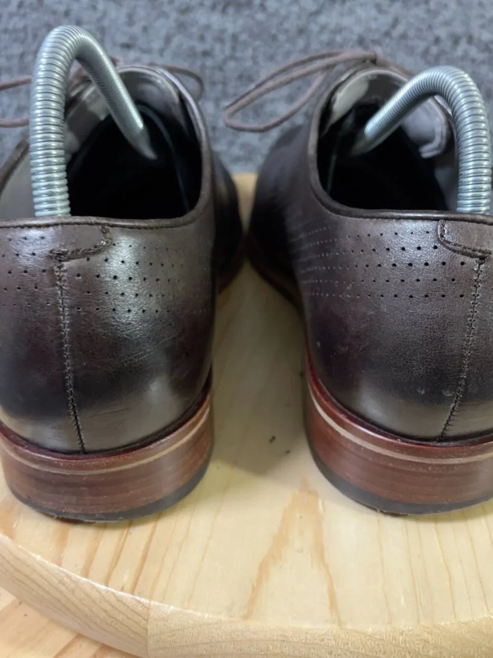 Cole Haan Washington Grand Laser Wingtip Oxford Mens Size 9 Leather Dress Shoes